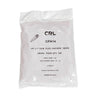 A sealed plastic bag containing 100 CRL conical screw anchors with product specifications printed on the label.