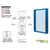 CRL Custom Powder-Coated Aluminum Narrow Inset Exterior Vision Window