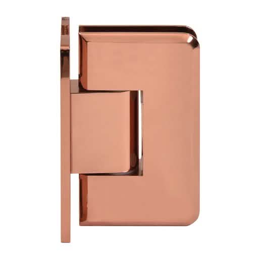 Rose Gold Cologne 337 Series Adjustable Wall Mount 'H' Back Plate Hinge - Stylish & Durabl