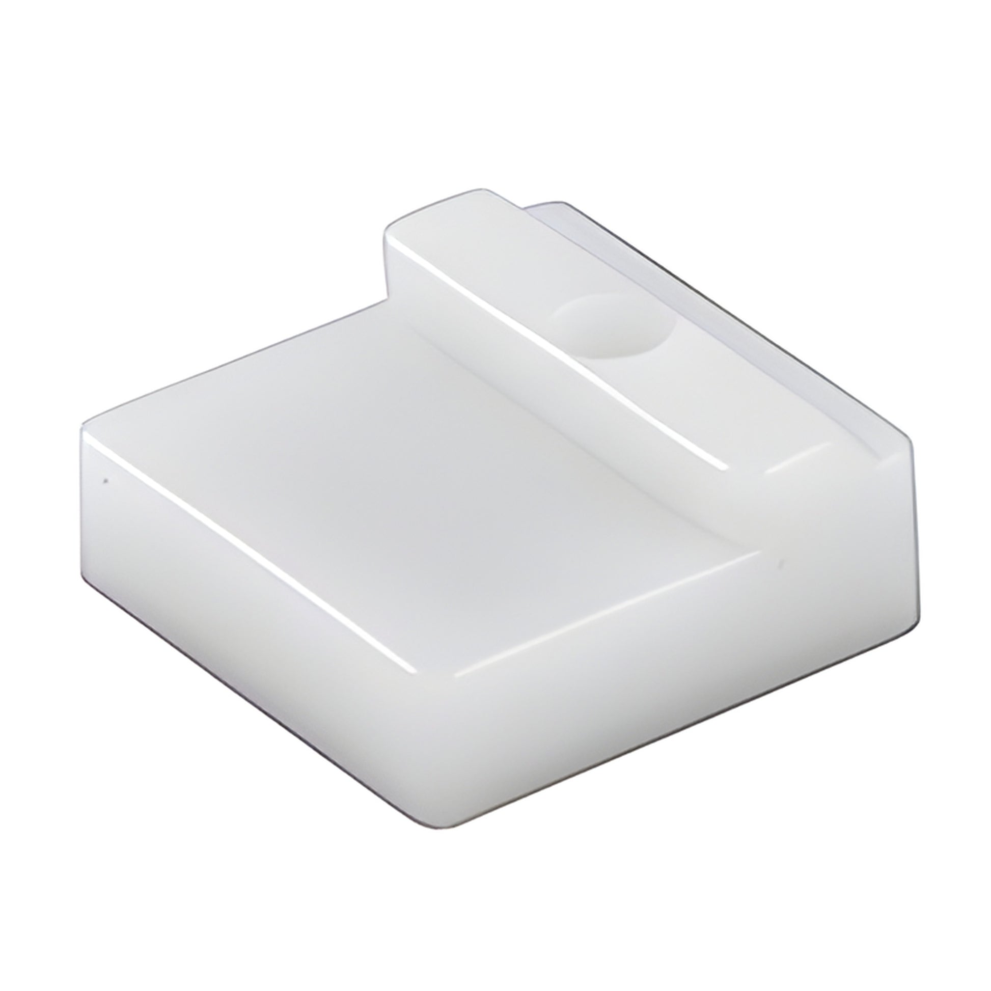 White concealed vent hardware for SSG windows, fits 1-inch IG units for commercial aluminum systems - SKU RG75000