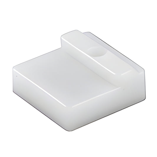 White concealed vent hardware for SSG windows, fits 1-inch IG units for commercial aluminum systems - SKU RG75000