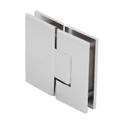CRL Polished Nickel Vienna 580 Glass-to-Glass Hinge with 5° Pin - Sleek and Durable