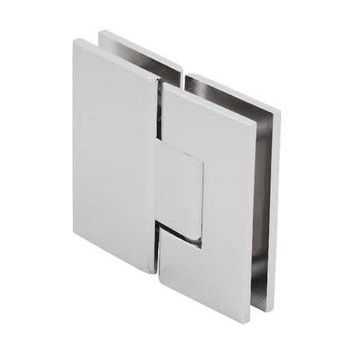 CRL Polished Nickel Vienna 580 Glass-to-Glass Hinge with 5° Pin - Sleek and Durable