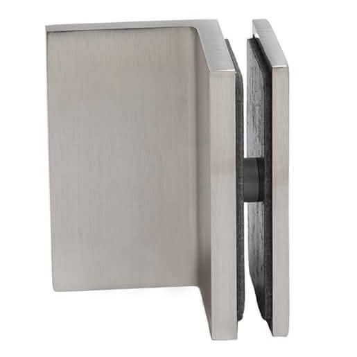 CRL Brushed Nickel Bellagio Series Wall Mount Bracket - Sleek, Durable, Modern Design