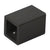 CRL Matte Black Wall-Mount Handrail Bracket for Square Bar