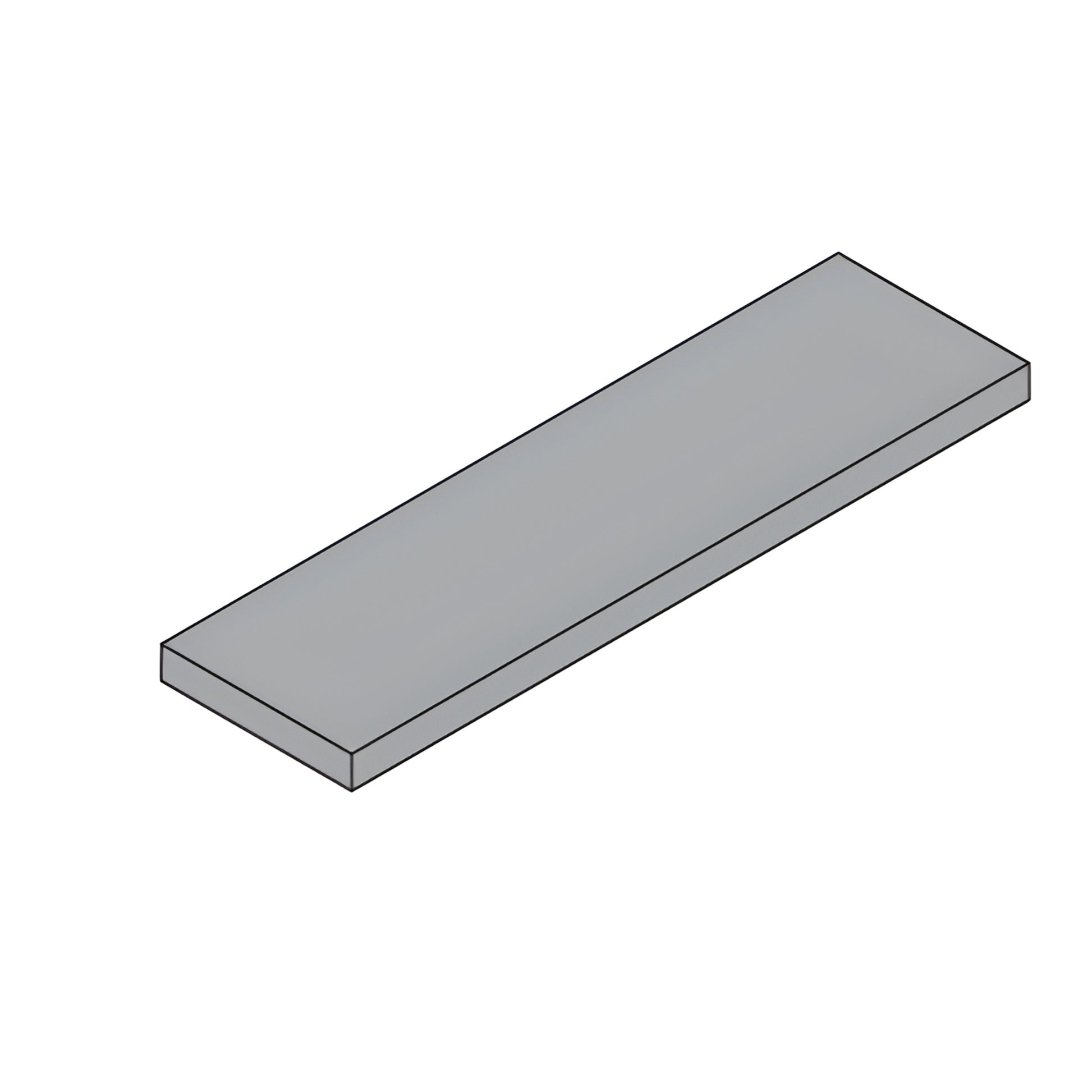 Black EPDM 1" glazing setting block for interior mullion, fits 45XHC - SKU 45A3523