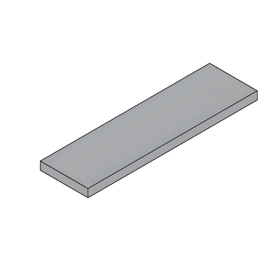 Black EPDM 1" glazing setting block for interior mullion, fits 45XHC - SKU 45A3523