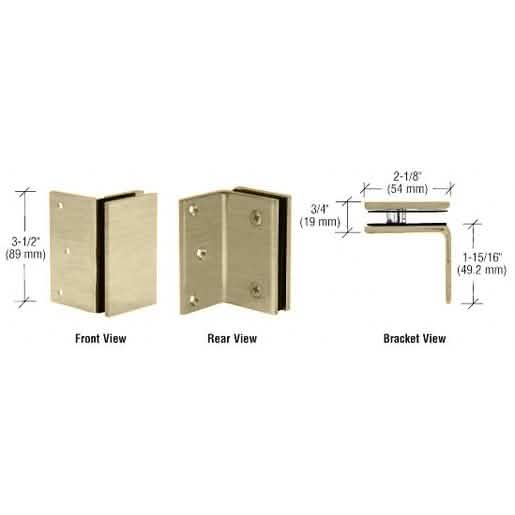 Brushed Bronze Geneva Series Wall Mount Bracket - Sleek, Durable, Modern Design