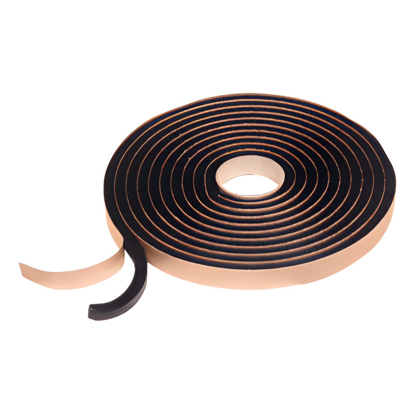 CRL1303 black butyl autoglass tape roll, 5/16 in thick, adhesive-backed pinchweld sealing tape.