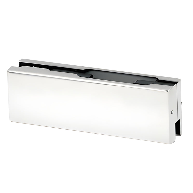 Polished stainless steel replacement cover plate set for commercial glass patch fittings (SKU 1NT101PS)