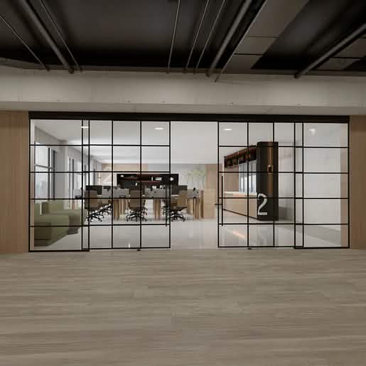 CRL50/51 Matte Black Ceiling Mount Kit: Synchronized & Telescoping for Modern Interiors.
