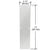 CRL Clear Anodized Aluminum Door Push Plate 3.5 in x 15 in