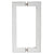 CRL Polished Chrome 8in Square Tube Back-to-Back Glass Door Handles