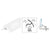 CRL White Snap-In Vinyl Glazing Bead - Window Glazing Replacement