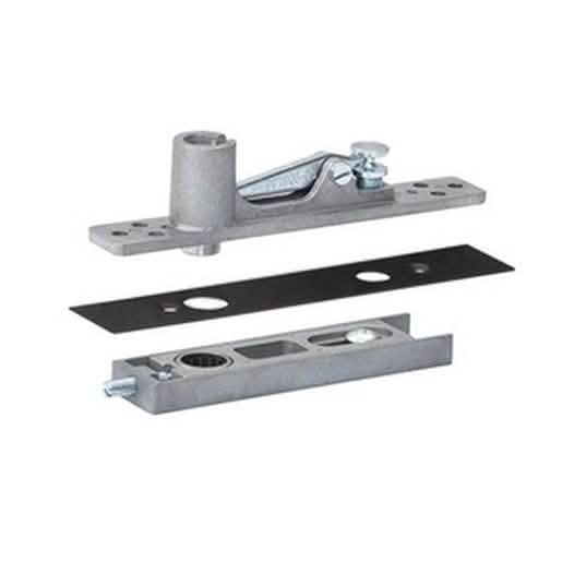 Matte Black CRL Center-Hung Top Pivot Set for seamless door alignment and sleek design.