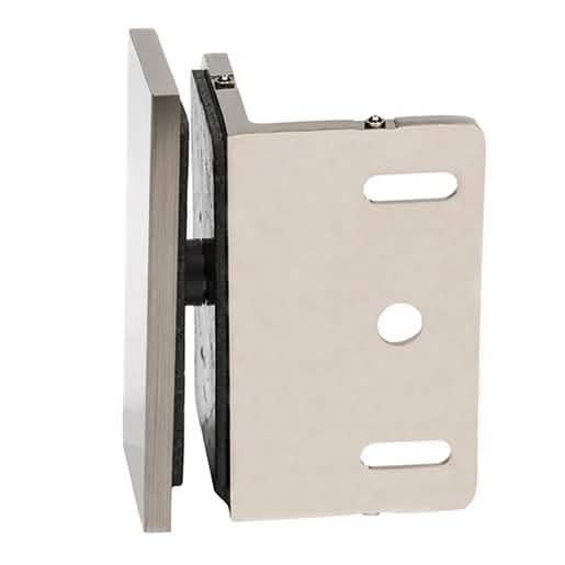 "CRL Brushed Nickel Como Wall Mount Bracket - Sleek, Modern Design for Secure Installation