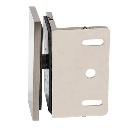 "CRL Brushed Nickel Como Wall Mount Bracket - Sleek, Modern Design for Secure Installation