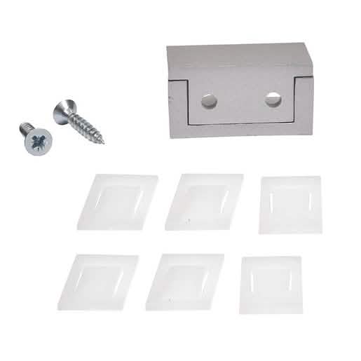 CRL Satin Anodized Bottom Guide for 290/295, 490/495, 690/695 Sliding Door Systems