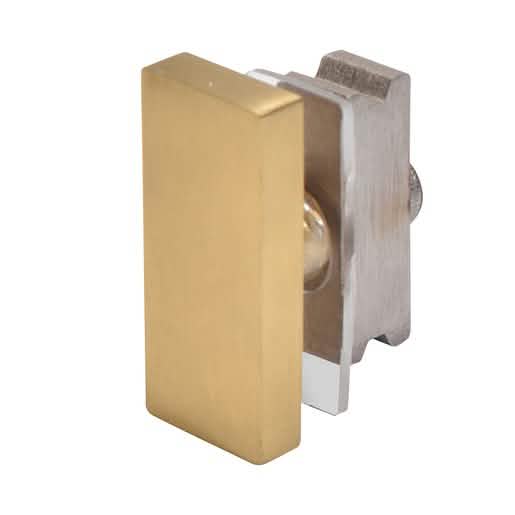 Satin Brass Sliding Door 90° Accessory Kit - CRL Serenity Series for Modern Interiors