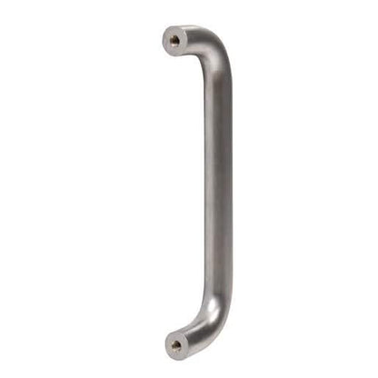 CRL 1\" Clear Anodized Solid Pull Handle - 10\" for sleek, durable door solutions.