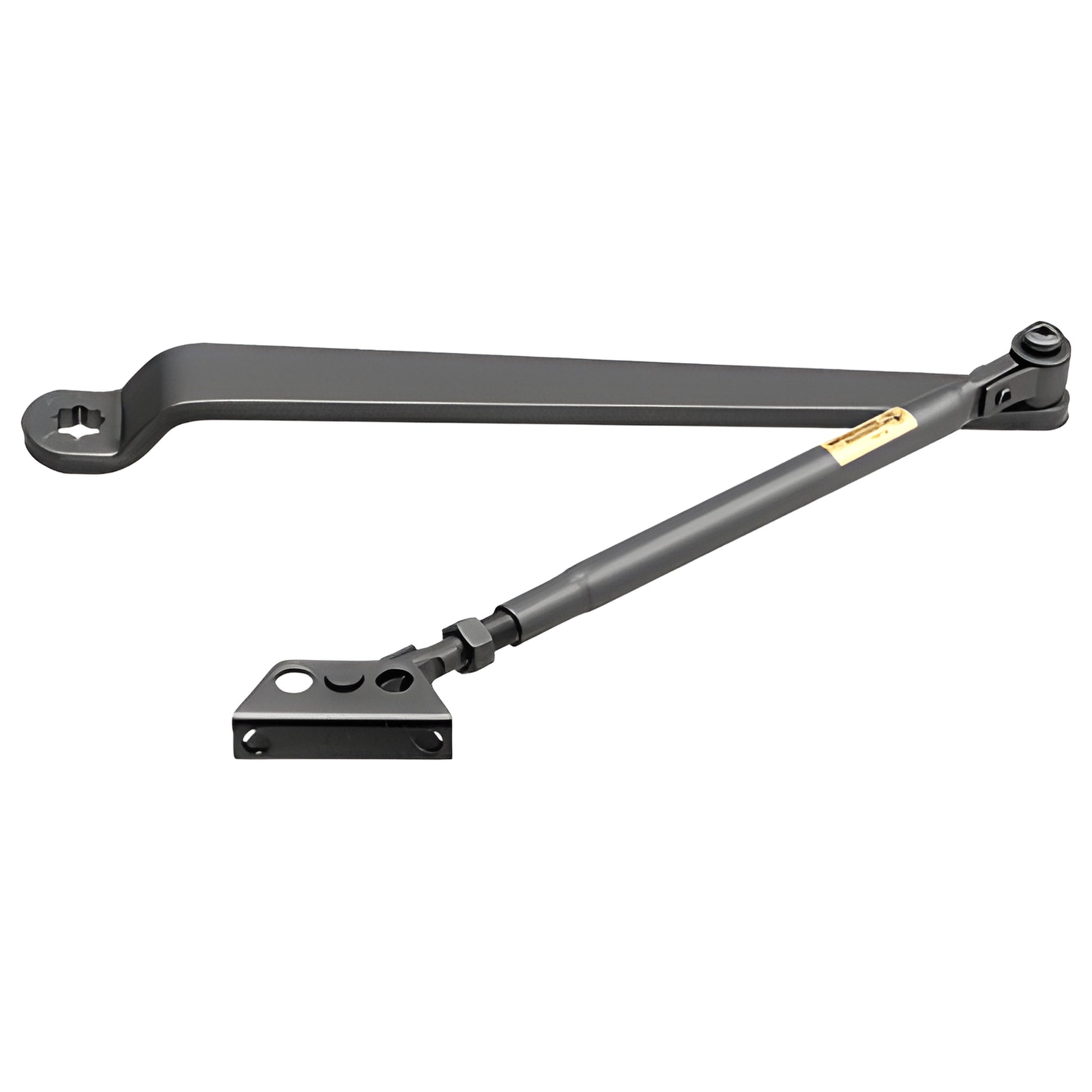 Dark bronze PR4050CADU replacement surface closer arm for PR40/PR50 door closers, adjustable connecting arm.