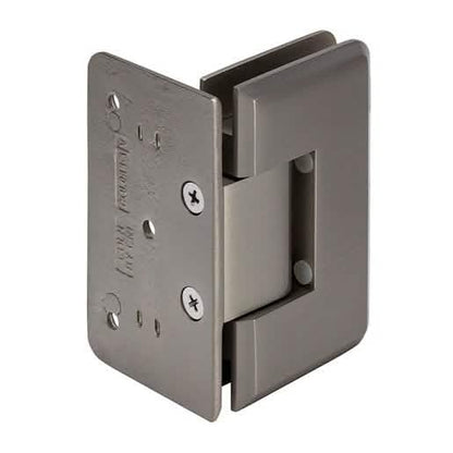 Brushed Nickel Cologne 044 Wall Mount Offset Back Plate Hinge - Elegant and Durable Design