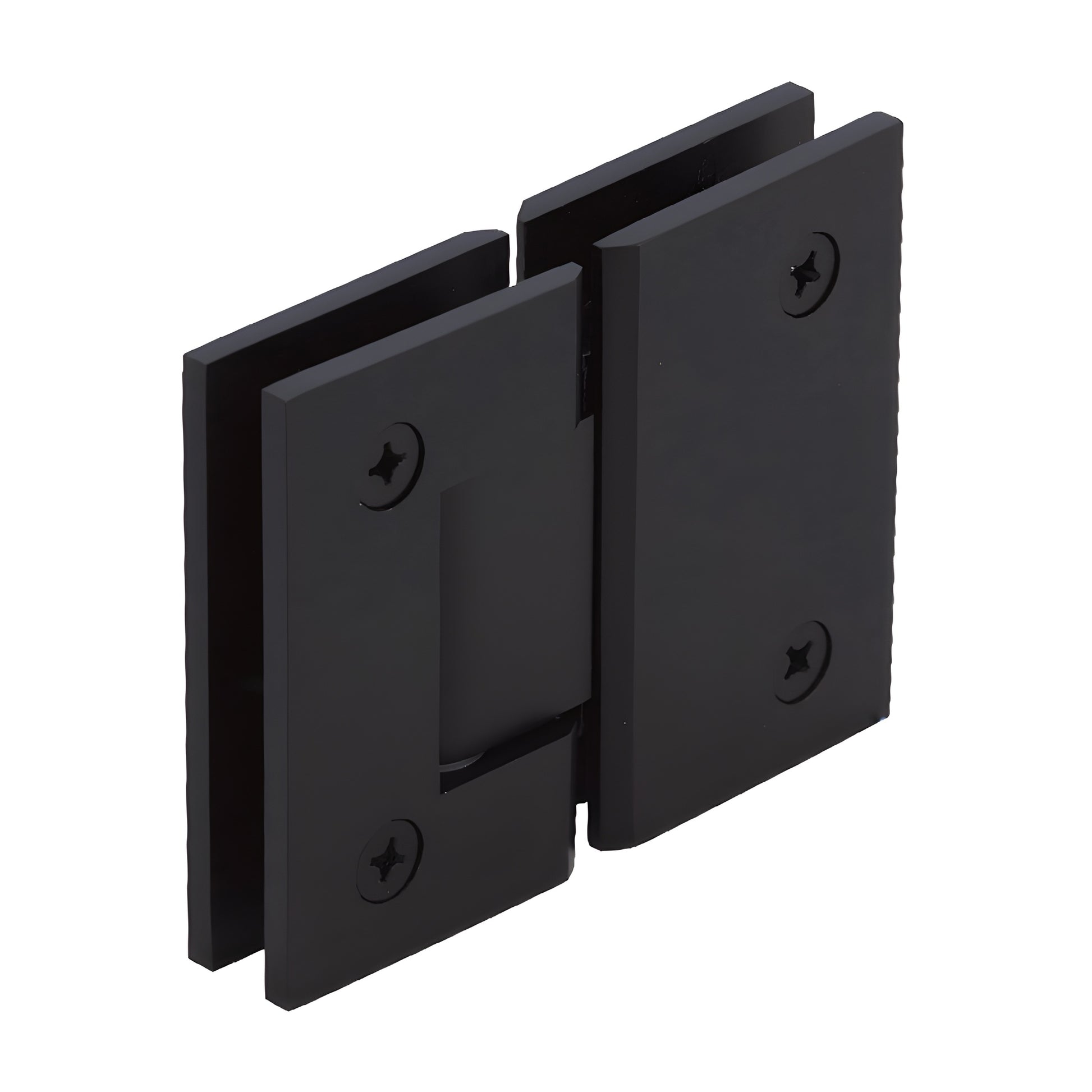Junior Geneva JRG1800RB oil-rubbed bronze 180 glass-to-glass brass shower hinge, square profile