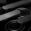 Solstice sliding door hardware LAT34S0LBLS - black stainless hubless wheel on 96 in. track for tempered glass