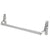 CRL Satin Aluminum Crossbar Panic Bar - Right-Hand Reverse Bevel Rim