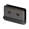 PPH080RB oil-rubbed bronze beveled brass shower door hinge with rear drip plate (sill-mount pivot)