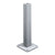 CRL ARS Surface-Mount Aluminum Railing Post, Metallic Silver