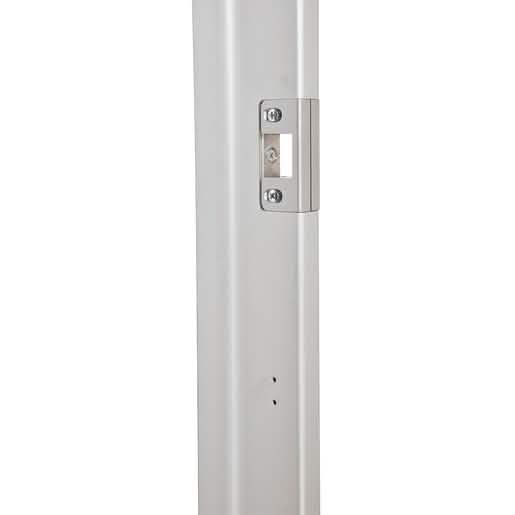 Satin Aluminum Jackson 896 Removable Mullion for 1295 Rim Panic Exit Device - 120"