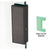 CRL Black Bronze Anodized Low-Profile Deadbolt Keeper 1-3/4 x 5-5/8