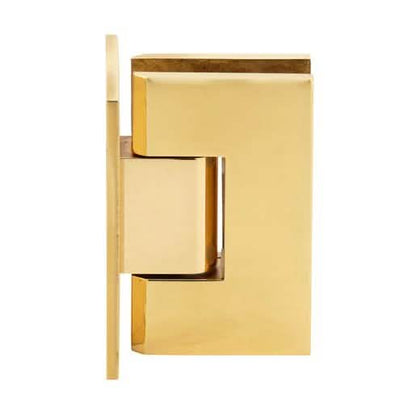 CRL Unlacquered Brass Vienna 037 Wall Mount Hinge with Full Back Plate - Elegant Design