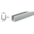 CRL Satin Anodized 3/8 in Aluminum U-Channel for Glass
