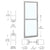 CRL-U.S. Aluminum 36x84 Clear Anodized Narrow Stile Entry Door RH