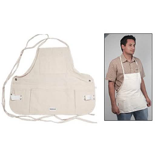 Durable CRL 14-Pocket Bib Apron, perfect for tools and work essentials organization.