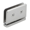 PPH01SN satin-nickel brass pivot hinge for 5/16-3/8" (8-10mm) tempered glass shower doors, beveled, self-centering