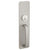 CRL Aluminum Night Latch Pull Trim with Cylinder - Door Lock