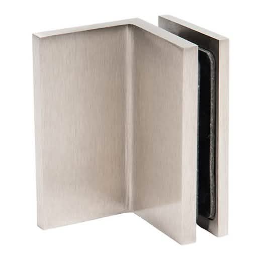 CRL Brushed Nickel Como Series Wall Mount Bracket for Secure Glass Installation