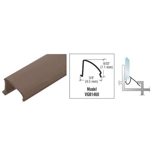 CRL Bronze Snap-In Vinyl Glazing Bead for secure window installation and sleek finish.
