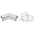 CRL Polished Stainless 135° Corner Fitting 1.66" for 1/2–5/8" Glass