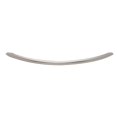CRL 24-Inch Brushed Nickel Crescent Bathroom Towel Bar - Single-Sided
