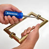 CRL SDH7D compact blue multi-bit shower door hardware driver with 7 bits (hex, Phillips, slotted)
