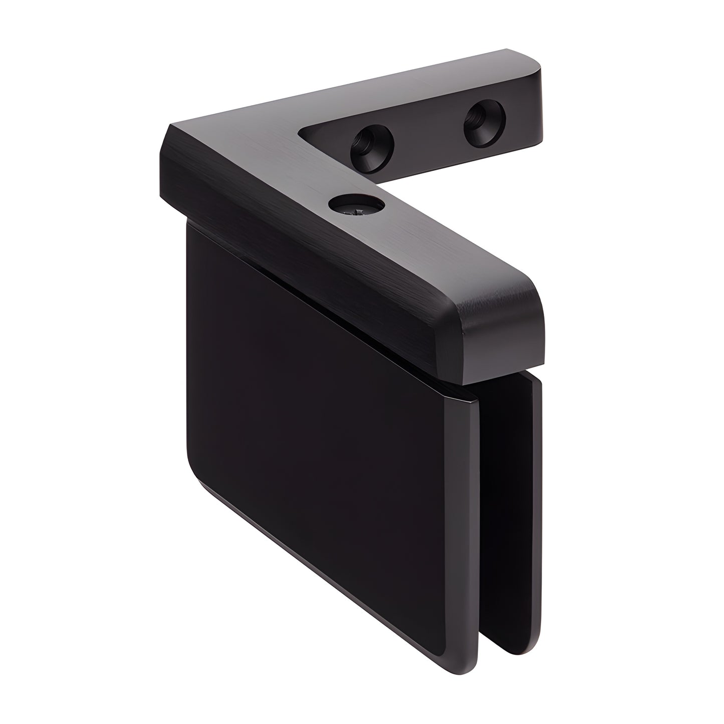 PPH05L0RB oil rubbed bronze beveled brass pivot hinge for 8-10mm tempered glass shower door, left hand wall mount.