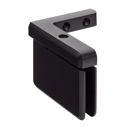 PPH05L0RB oil rubbed bronze beveled brass pivot hinge for 8-10mm tempered glass shower door, left hand wall mount.