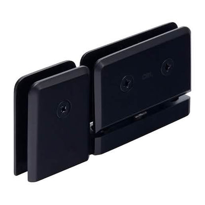 CRL PPH07MBL Pivot Hinge with U-Clamp: Matte Black, Top/Bottom Mount, Durable Design