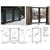 CRL AWS Custom Gate System - Flat Black Gate Hardware Kit
