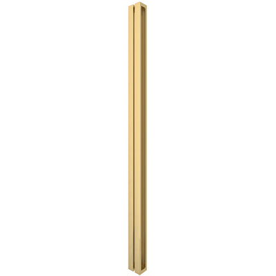 CRL 60 in Brushed Bronze Hollow O-Style Glass Door Pull