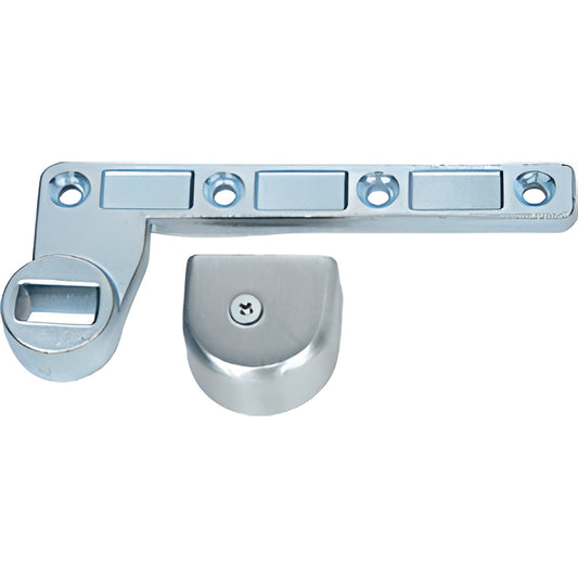 CRL9079SC satin chrome offset bottom arm for floor door closers, right-hand, fits 7/8" flat tapered spindle
